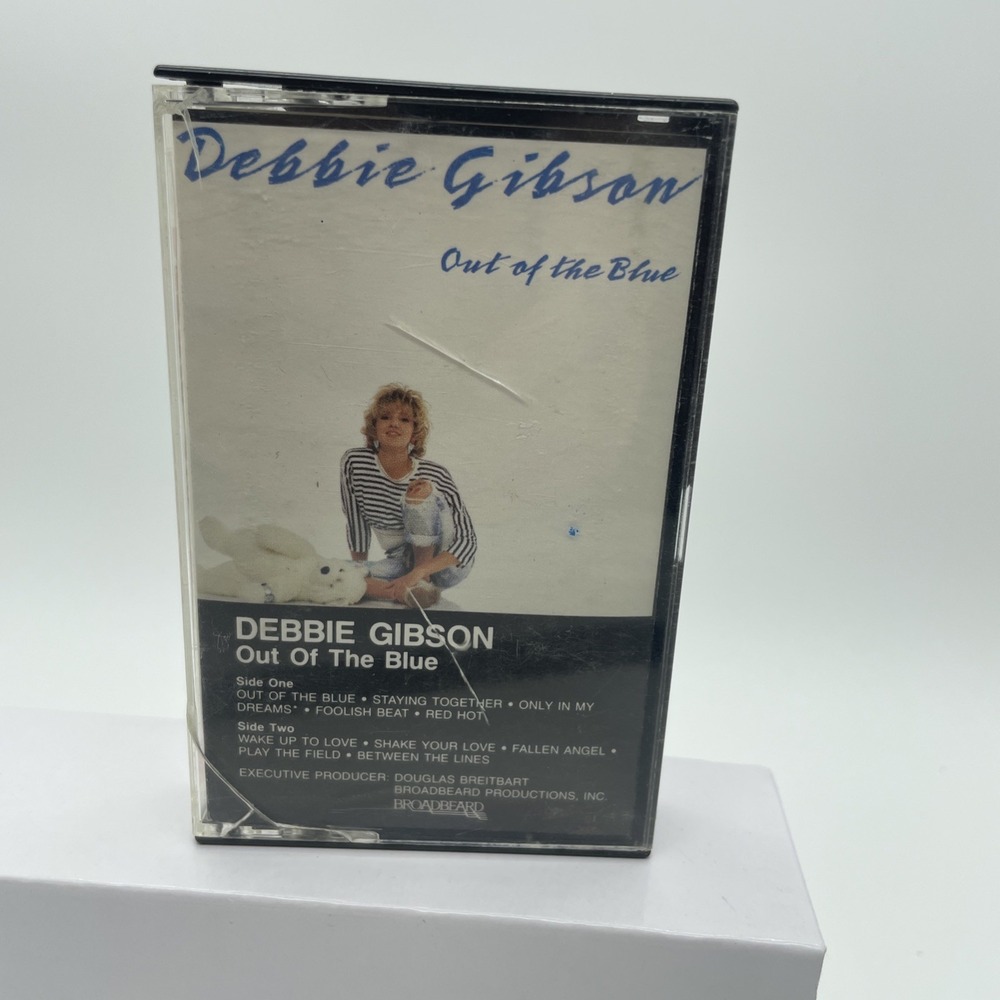 Debbie Gibson Cassette Debut Album‎ Out Of The Blue 1987 Atlantic Label 80s Pop